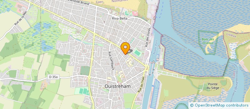 localisation de l'entreprise SOCIETE CIVILE IMMOBILIERE OPTI HABITAT  OUISTREHAM