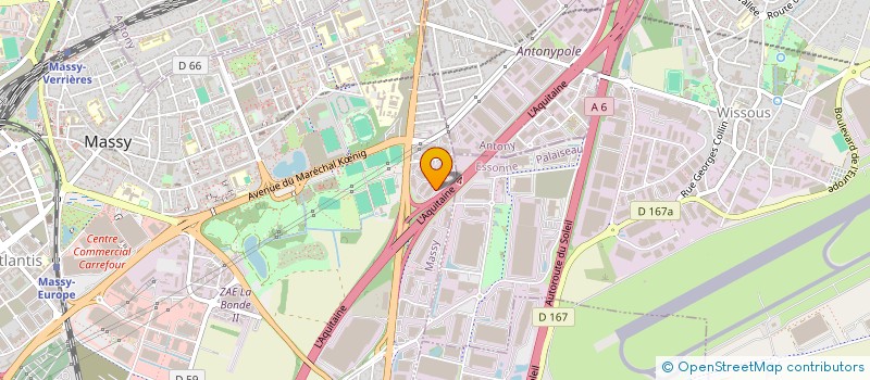 localisation de l'entreprise SOCIETE CIVILE IMMOBILIERE ORCHIDEE à MASSY