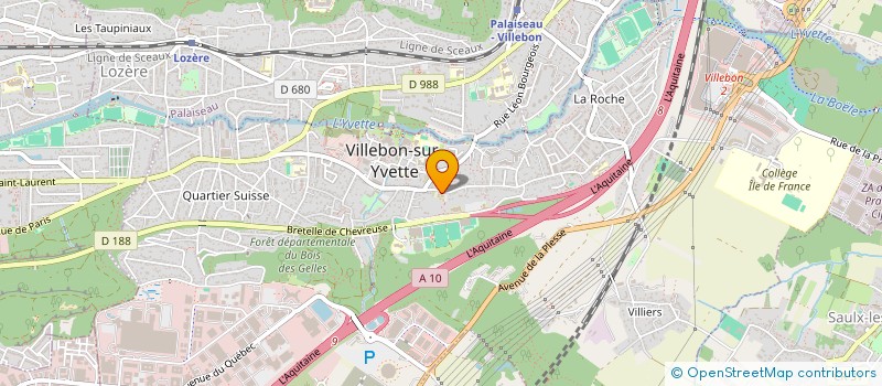 localisation de l'entreprise SOCIETE CIVILE IMMOBILIERE ORKY à VILLEBON-SUR-YVETTE