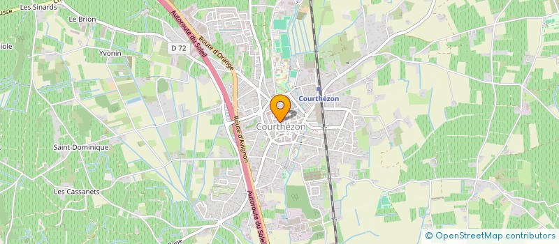 localisation de l'entreprise SOCIETE CIVILE IMMOBILIERE ORLY  COURTHEZON