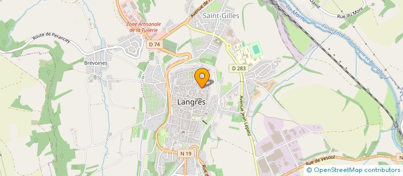 localisation de l'entreprise SOCIETE CIVILE IMMOBILIERE ORME à LANGRES