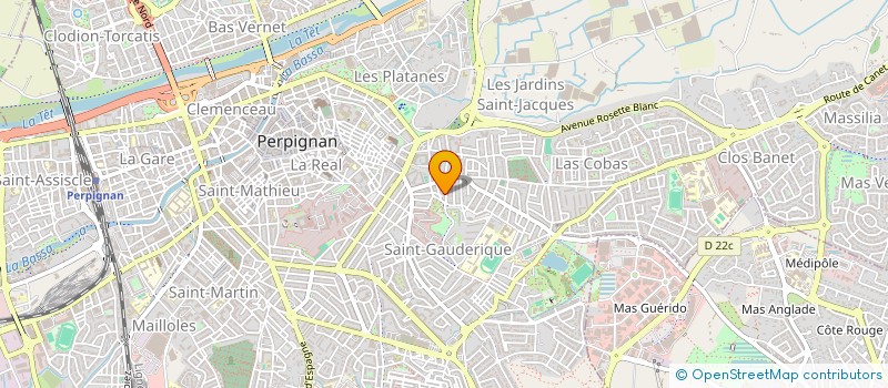 localisation de l'entreprise SOCIETE CIVILE IMMOBILIERE ORNAMORI  PERPIGNAN