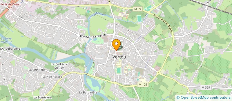 localisation de l'entreprise SOCIETE CIVILE IMMOBILIERE ORSUD  VERTOU