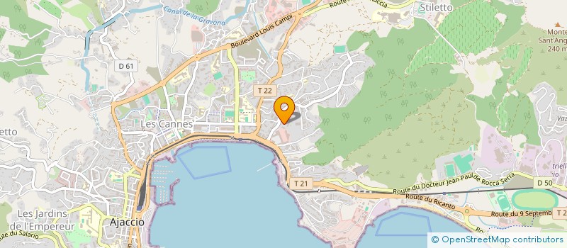 localisation de l'entreprise SOCIETE CIVILE IMMOBILIERE ORTE à AJACCIO