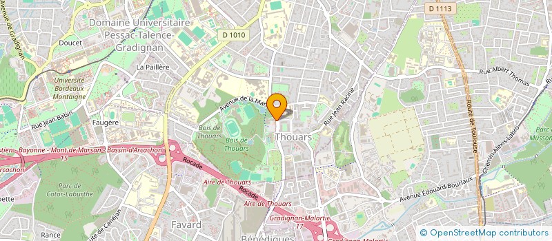 localisation de l'entreprise SOCIETE CIVILE IMMOBILIERE ORTHOCELUTA  TALENCE