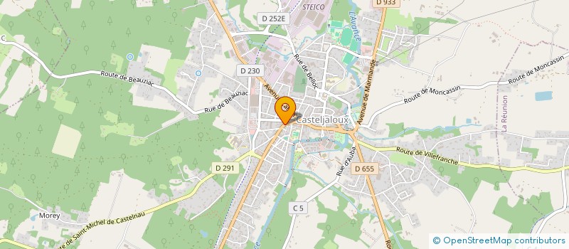 localisation de l'entreprise SOCIETE CIVILE IMMOBILIERE OUAHZI ESTEBE  CASTELJALOUX