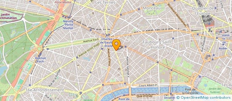 localisation de l'entreprise SOCIETE CIVILE IMMOBILIERE OUDET MONT BORON  PARIS