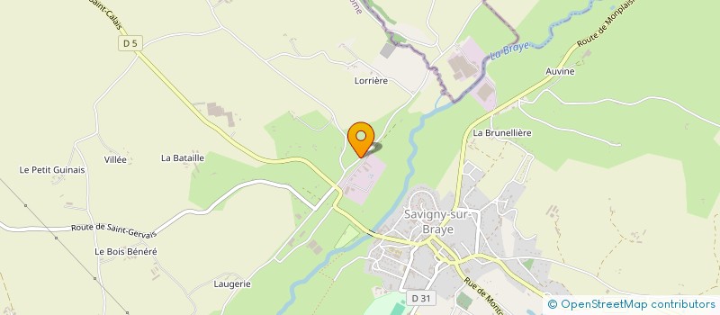 localisation de l'entreprise SOCIETE CIVILE IMMOBILIERE OUHMAD  SAVIGNY-SUR-BRAYE