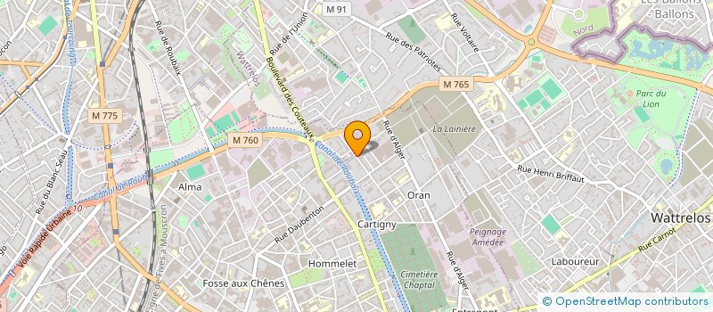 localisation de l'entreprise SOCIETE CIVILE IMMOBILIERE OZTURK'S ET PAR ABREVIATION SCI OZTURK'S  ROUBAIX