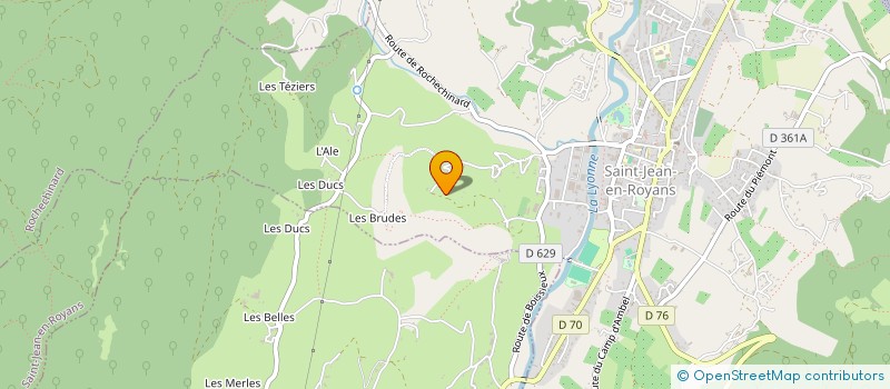 localisation de l'entreprise SOCIETE CIVILE IMMOBILIERE P.A.M.E.  SAINT-JEAN-EN-ROYANS