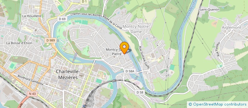 localisation de l'entreprise SOCIETE CIVILE IMMOBILIERE P A M INVESTISSEMENT  WARCQ