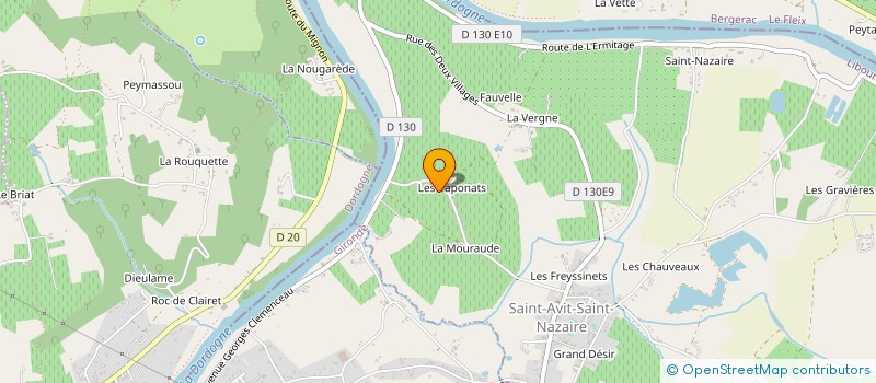 localisation de l'entreprise SOCIETE CIVILE IMMOBILIERE P.E.C.K.  SAINT AVIT SAINT NAZAIRE