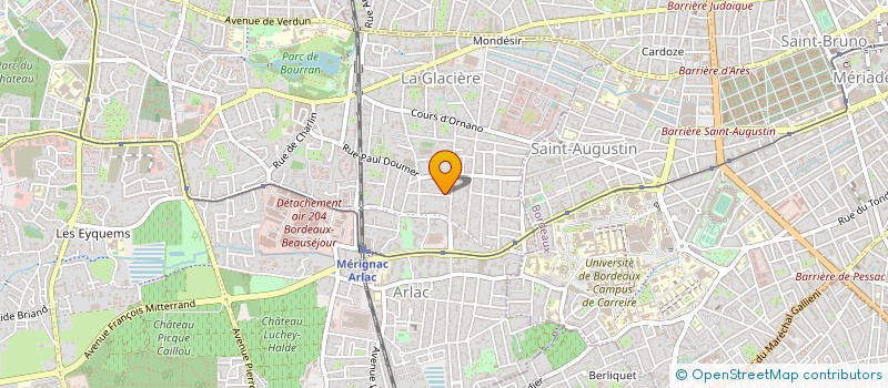 localisation de l'entreprise SOCIETE CIVILE IMMOBILIERE P ET F à MERIGNAC