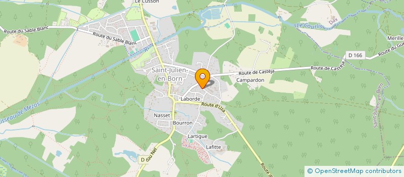 localisation de l'entreprise SOCIETE CIVILE IMMOBILIERE P ET S BROUQUEYRE LOCATION  SAINT-JULIEN-EN-BORN