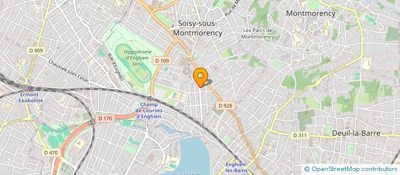 localisation de l'entreprise SOCIETE CIVILE IMMOBILIERE P & J  SOISY-SOUS-MONTMORENCY
