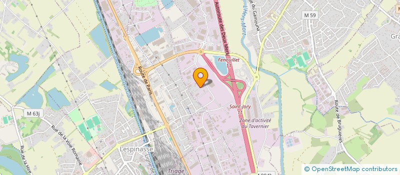 localisation de l'entreprise SOCIETE CIVILE IMMOBILIERE P2SN ET PAR ABREVIATION SCI P2SN  BRUGUIERES