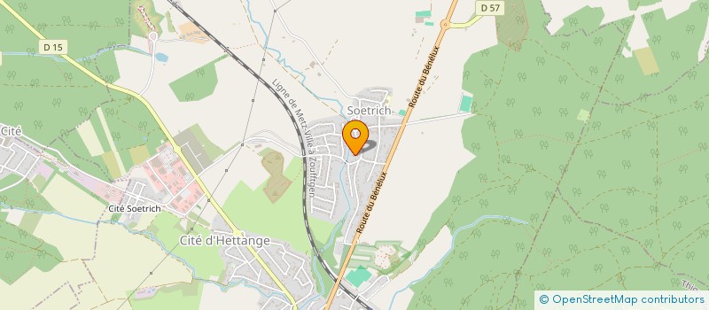 localisation de l'entreprise SOCIETE CIVILE IMMOBILIERE PA.SE  HETTANGE-GRANDE