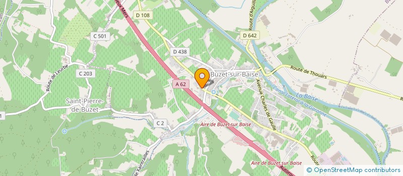 localisation de l'entreprise SOCIETE CIVILE IMMOBILIERE PAGY  BUZET-SUR-BAISE