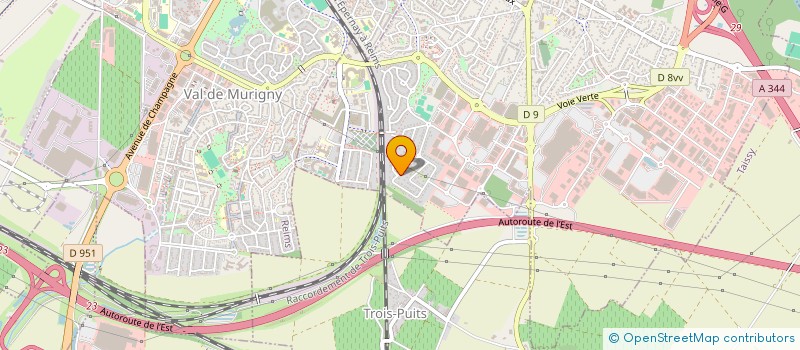 localisation de l'entreprise SOCIETE CIVILE IMMOBILIERE PAIX VENISE  CORMONTREUIL