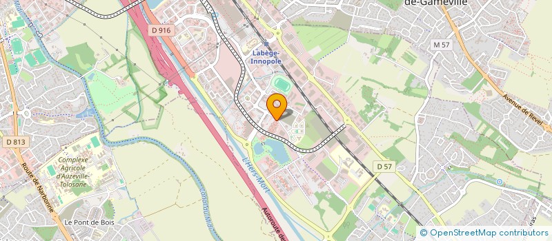 localisation de l'entreprise SOCIETE CIVILE IMMOBILIERE PALAFIT FRANCE  LABEGE