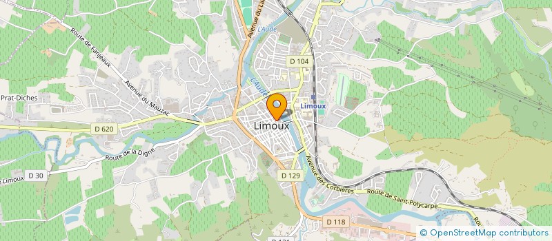 localisation de l'entreprise SOCIETE CIVILE IMMOBILIERE PALAZIO  LIMOUX