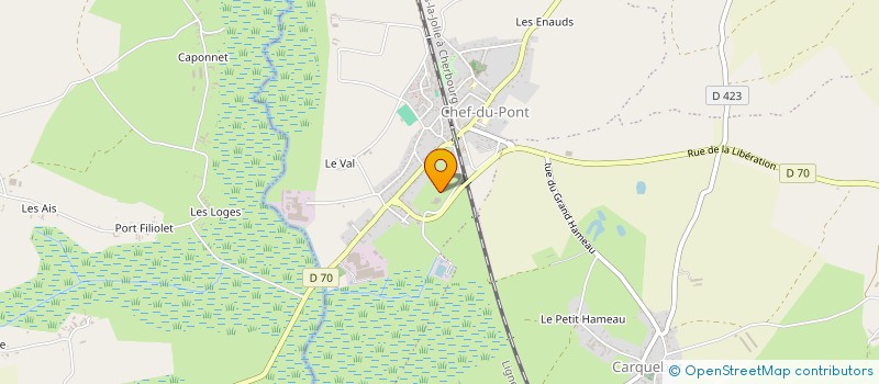 localisation de l'entreprise SOCIETE CIVILE IMMOBILIERE PALFREYMAN - WILSON à CARENTAN-LES-MARAIS