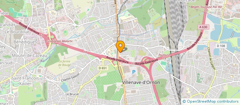 localisation de l'entreprise SOCIETE CIVILE IMMOBILIERE PALMYRE  VILLENAVE-D'ORNON