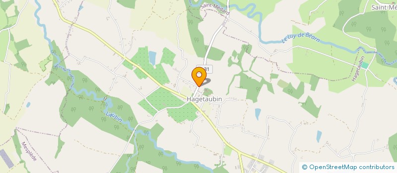 localisation de l'entreprise SOCIETE CIVILE IMMOBILIERE PALOISE  LABEYRIE