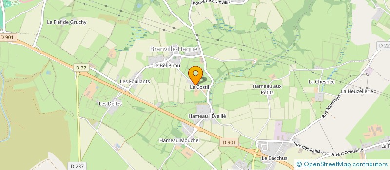 localisation de l'entreprise SOCIETE CIVILE IMMOBILIERE PANAJOMA  LA HAGUE