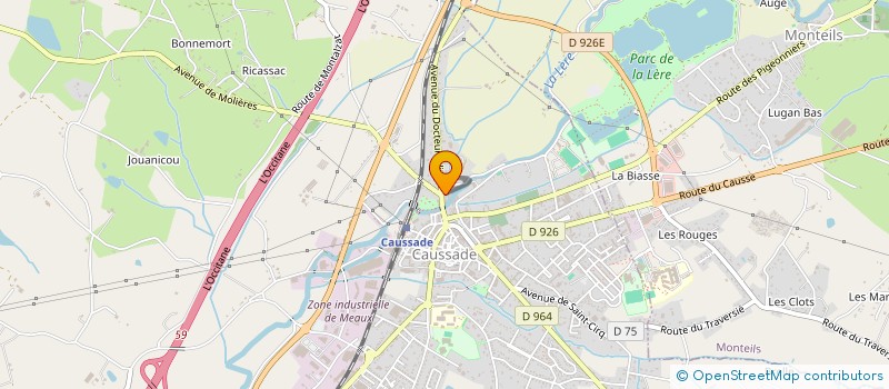 localisation de l'entreprise SOCIETE CIVILE IMMOBILIERE PANAMA  CAUSSADE