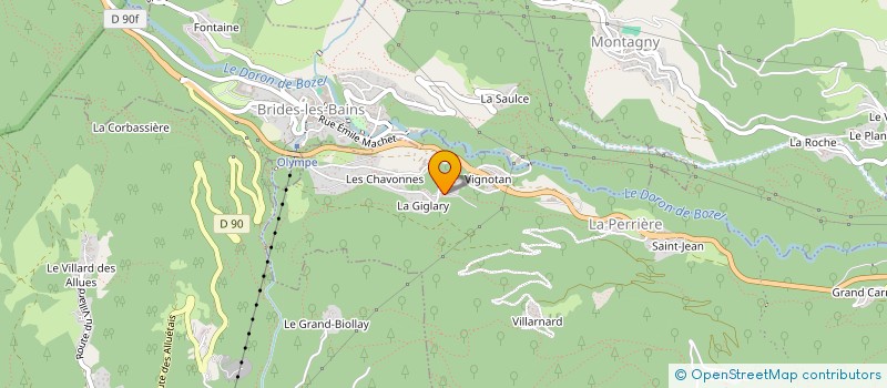 localisation de l'entreprise SOCIETE CIVILE IMMOBILIERE PANOVA ET PAR ABREVIATION SCI PANOVA à COURCHEVEL