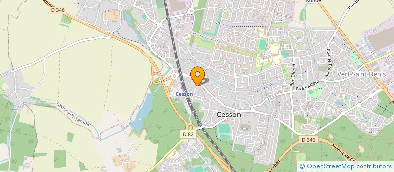 localisation de l'entreprise SOCIETE CIVILE IMMOBILIERE PAPETERIE  CESSON