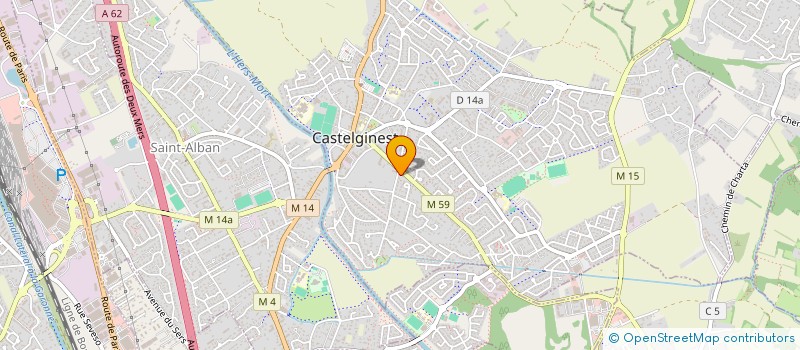 localisation de l'entreprise SOCIETE CIVILE IMMOBILIERE PAPILLON OU SCI PAPILLON  CASTELGINEST