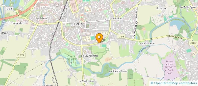 localisation de l'entreprise SOCIETE CIVILE IMMOBILIERE PARTICULIERE DE FENICAT  BRUZ