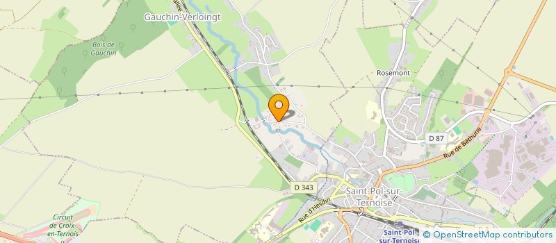 localisation de l'entreprise SOCIETE CIVILE IMMOBILIERE PASYE  GAUCHIN-VERLOINGT