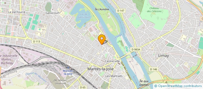 localisation de l'entreprise SOCIETE CIVILE IMMOBILIERE PATISA  MANTES-LA-JOLIE