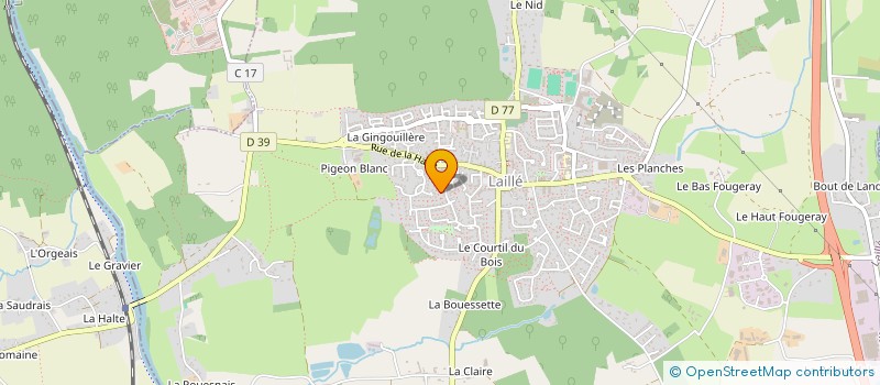 localisation de l'entreprise SOCIETE CIVILE IMMOBILIERE PATRIMONIALE DE L'OUEST  LAILLE