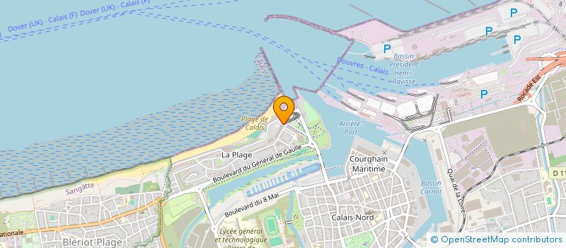 localisation de l'entreprise SOCIETE CIVILE IMMOBILIERE PATTON  CALAIS