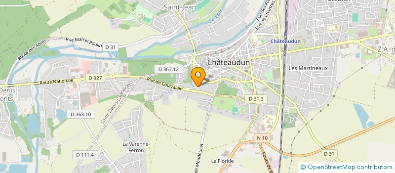 localisation de l'entreprise SOCIETE CIVILE IMMOBILIERE PAVE à CHATEAUDUN