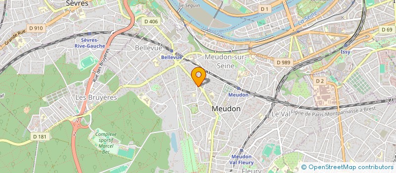 localisation de l'entreprise SOCIETE CIVILE IMMOBILIERE PAX à MEUDON