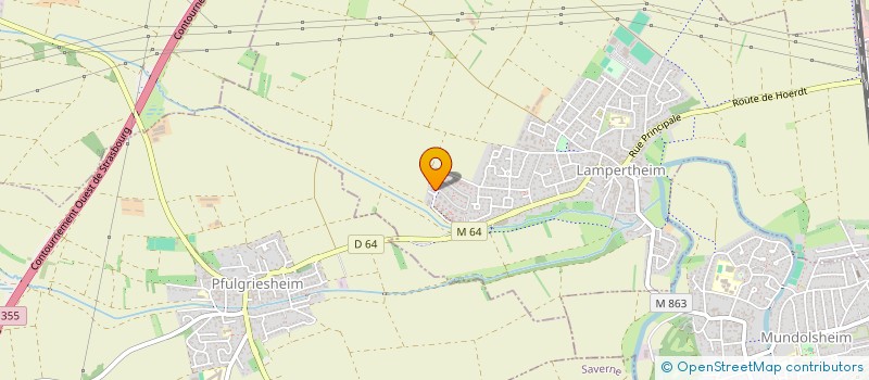 localisation de l'entreprise SOCIETE CIVILE IMMOBILIERE PAYAJE  LAMPERTHEIM