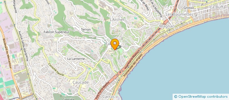 localisation de l'entreprise SOCIETE CIVILE IMMOBILIERE PCMI ET PAR ABREVIATION SCI PCMI à NICE