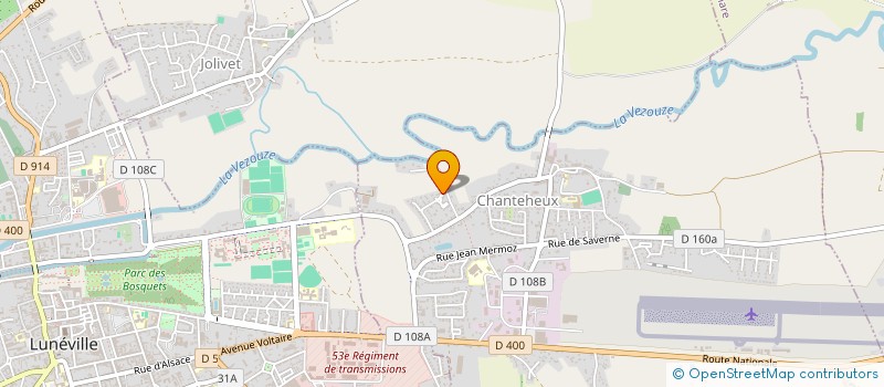 localisation de l'entreprise SOCIETE CIVILE IMMOBILIERE PEGASE  CHANTEHEUX