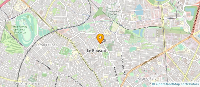 localisation de l'entreprise SOCIETE CIVILE IMMOBILIERE PELTRIAUX  LE BOUSCAT