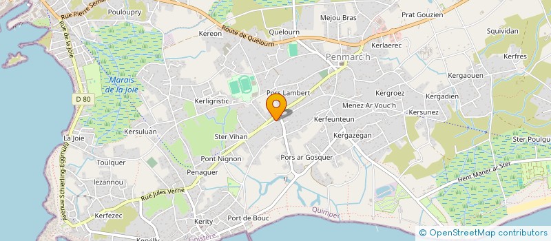 localisation de l'entreprise SOCIETE CIVILE IMMOBILIERE PENMARCH  PENMARCH