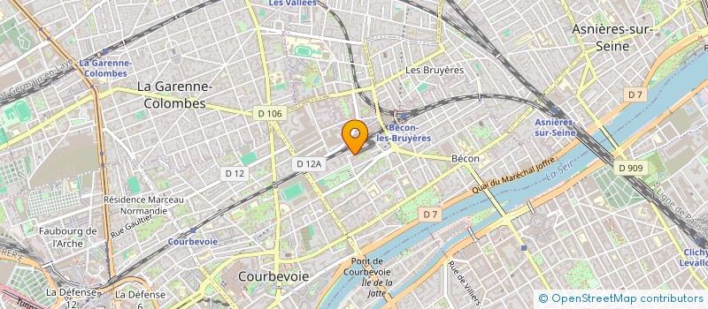 localisation de l'entreprise SOCIETE CIVILE IMMOBILIERE PEPSY à COURBEVOIE