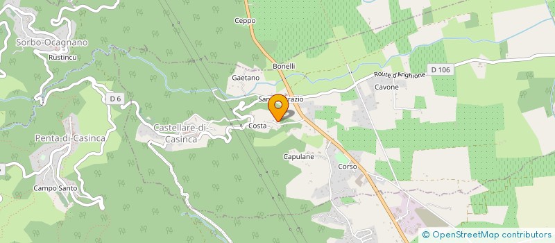 localisation de l'entreprise SOCIETE CIVILE IMMOBILIERE PERALDI à PENTA-DI-CASINCA