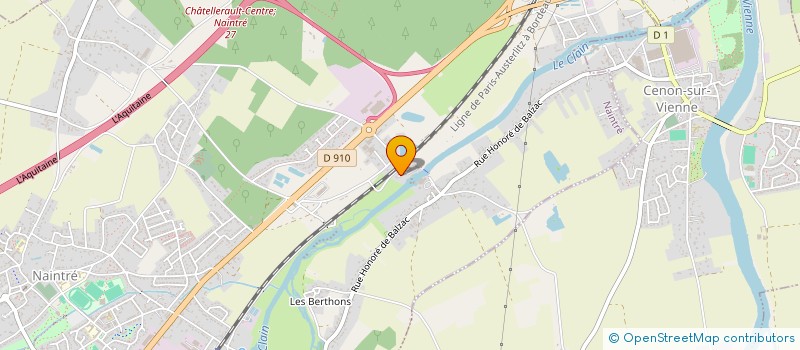 localisation de l'entreprise SOCIETE CIVILE IMMOBILIERE PEREIRA SCI PEREIRA  NAINTRE