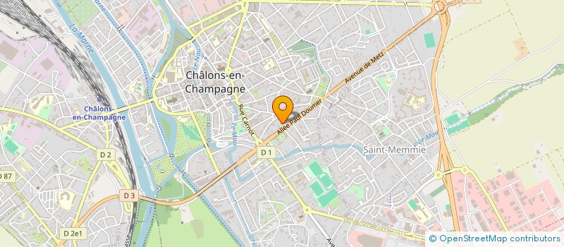 localisation de l'entreprise SOCIETE CIVILE IMMOBILIERE PERLON  CHALONS-EN-CHAMPAGNE