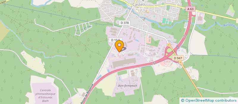 localisation de l'entreprise SOCIETE CIVILE IMMOBILIERE PERRIN DULUC  CASTETS